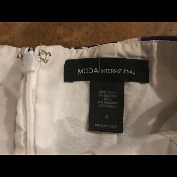 Strapless sundress Hawaiian print - Picture 3 of 5